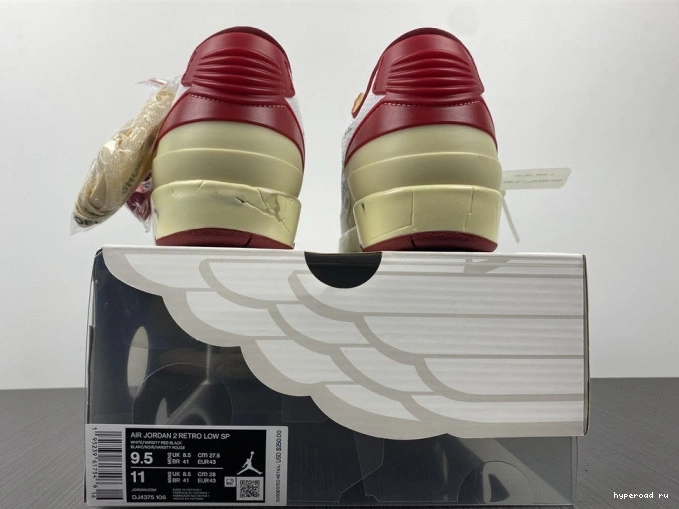 2 Off-White DJ4375-106 Red White Retro Low SP Jordan 1215